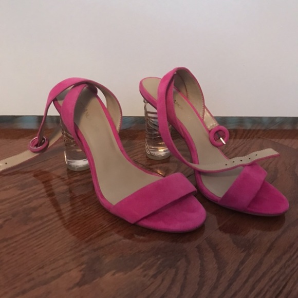 Enzo Angiolini fuchsia sandals - Picture 1 of 2